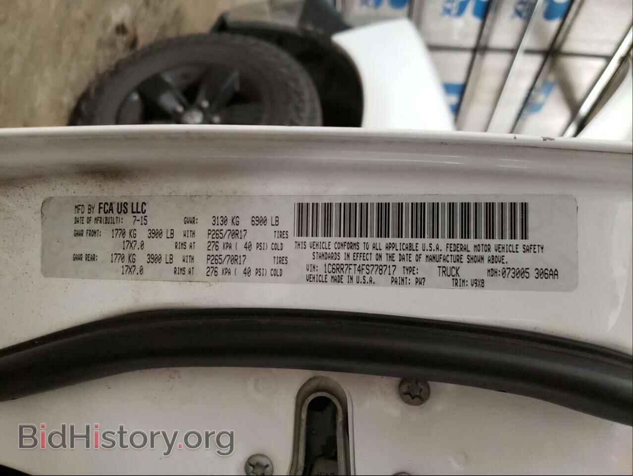 2015 RAM 1500 - VIN: 1C6RR7FT4FS778717 - Photo 10