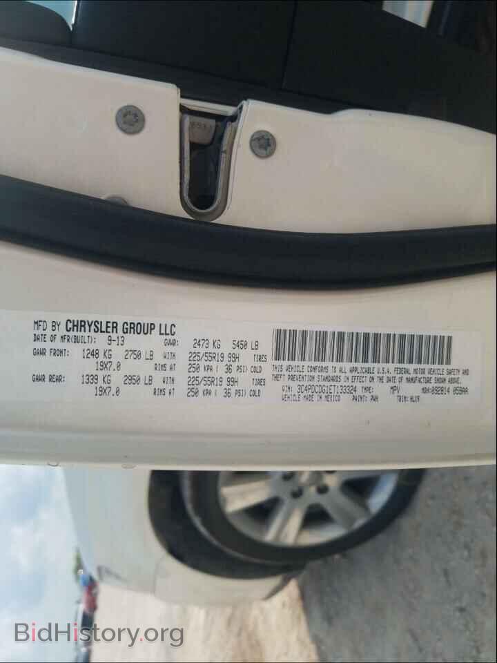 2014 DODGE JOURNEY - VIN: 3C4PDCDG1ET133324 - Фото 10