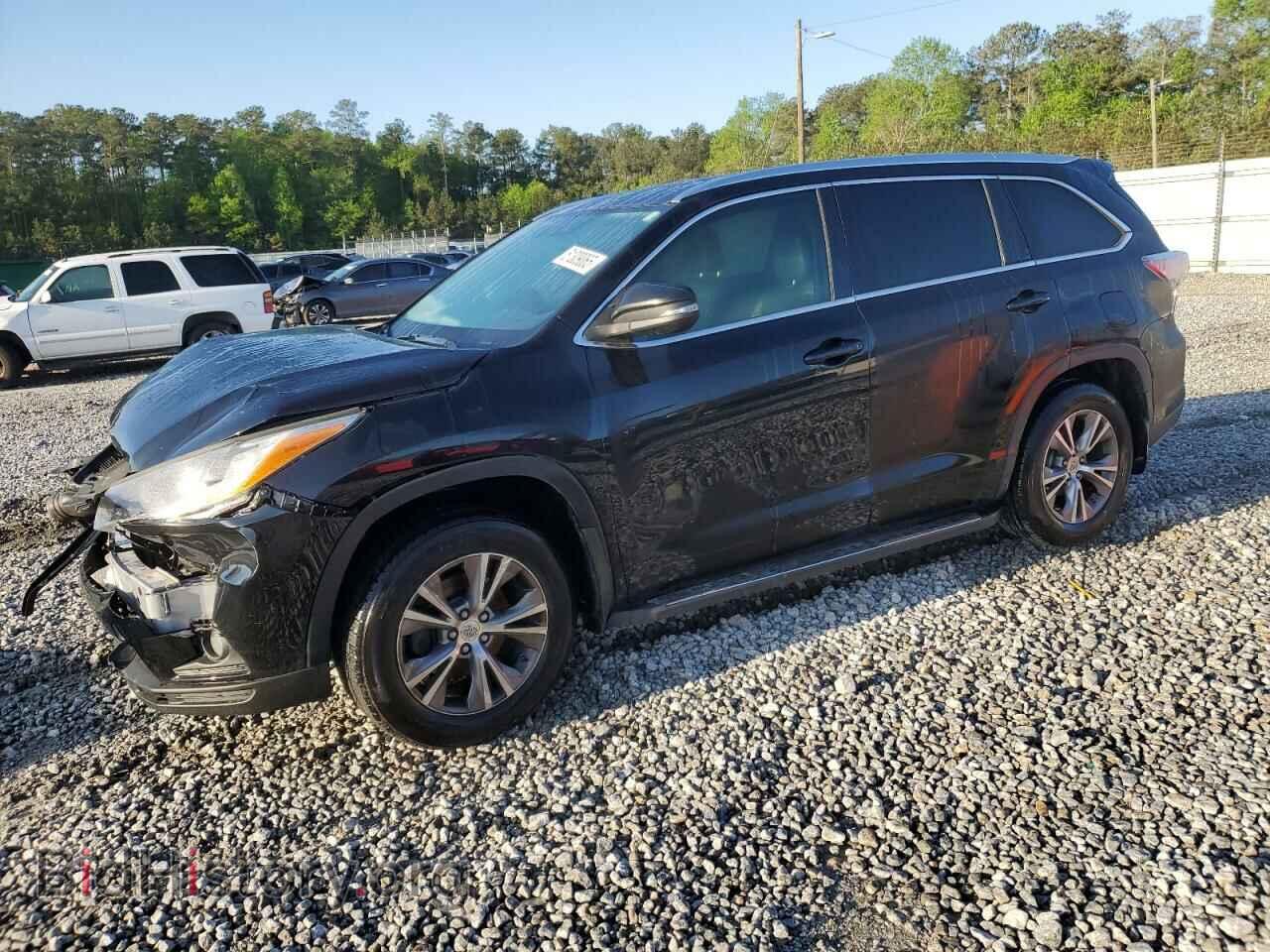Фотография 5TDKKRFHXES014836 - TOYOTA HIGHLANDER 2014