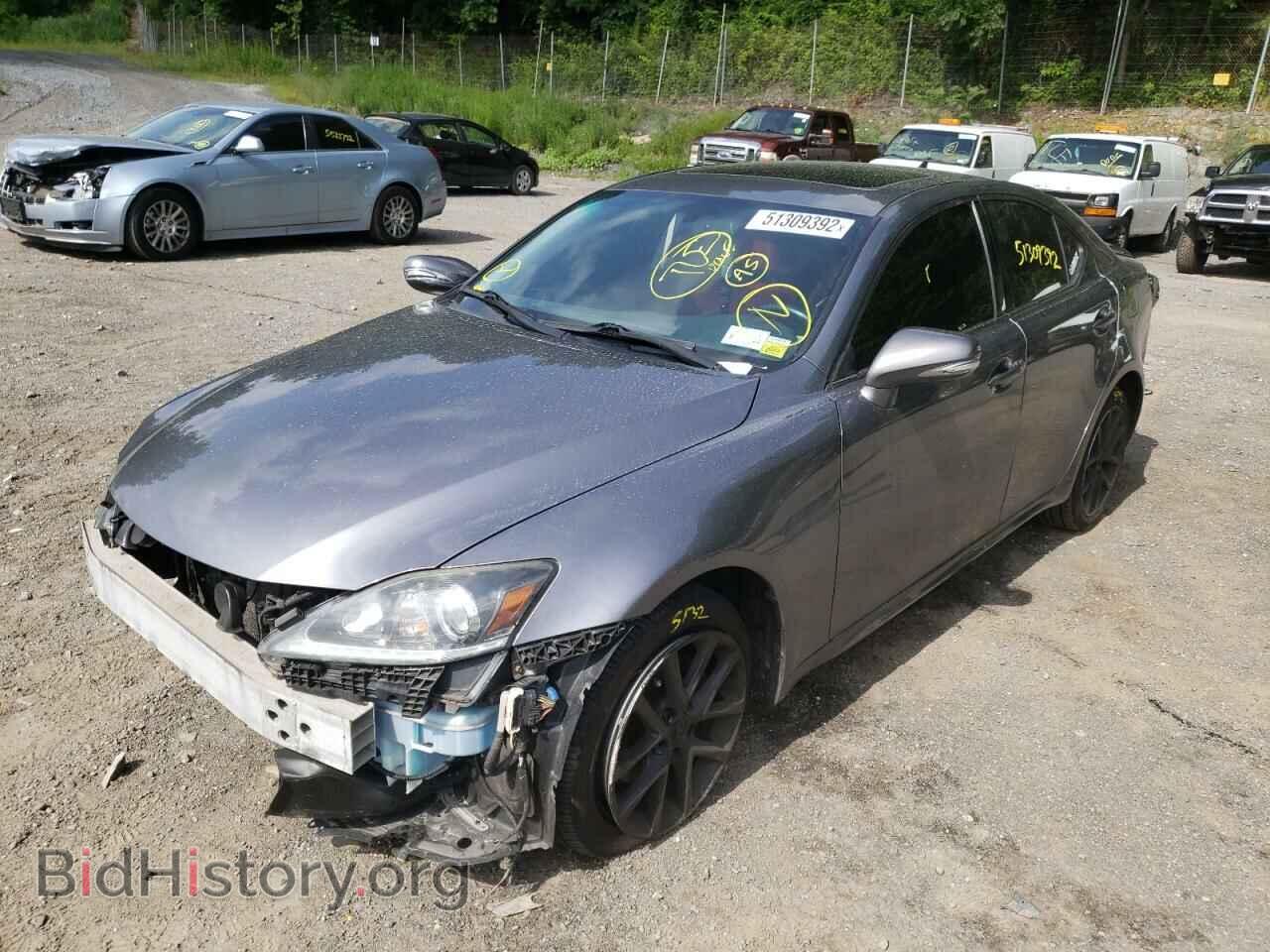 2012 LEXUS IS - VIN: JTHCF5C27C5060403 - Фото 2