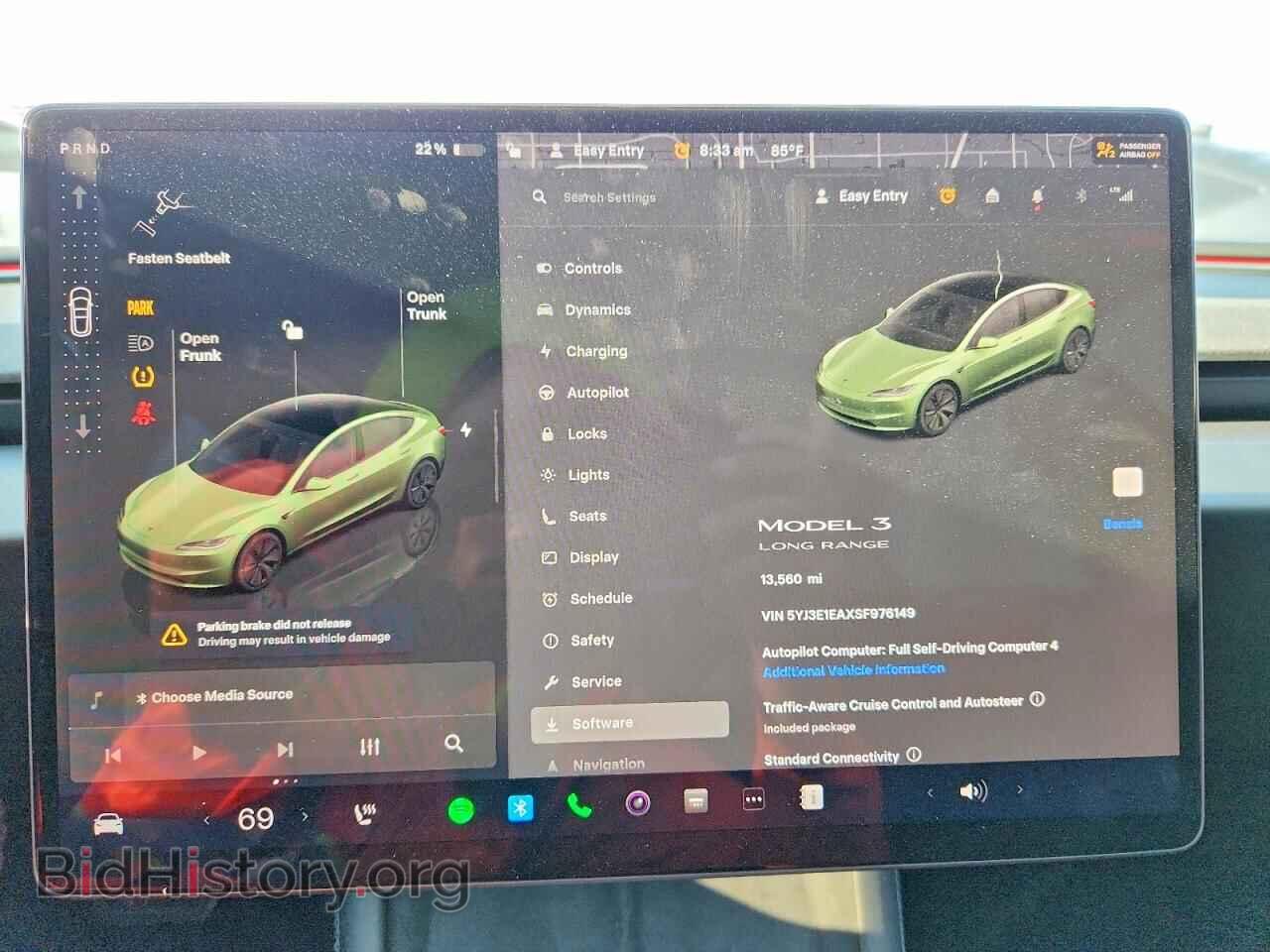 2025 TESLA MODEL 3 - VIN: 5YJ3E1EAXSF976149 - Photo 9