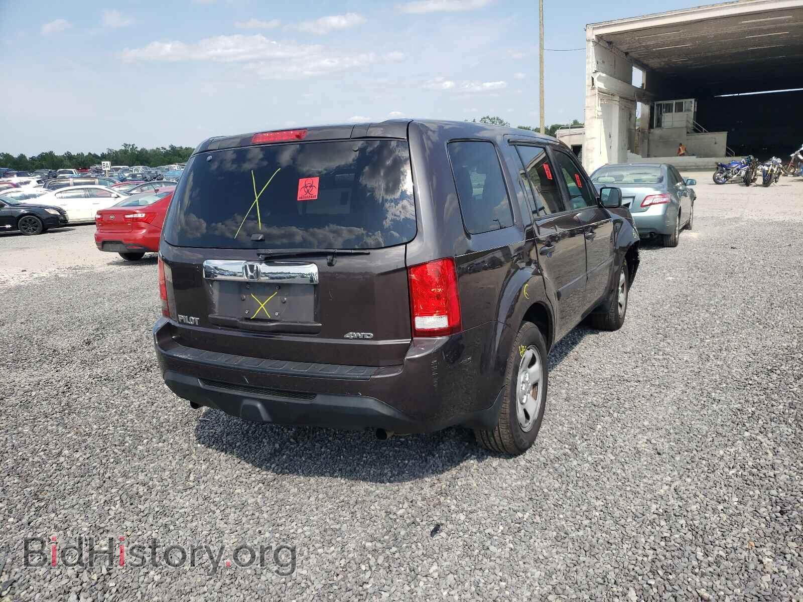 2012 HONDA PILOT - VIN: 5FNYF3H2XCB002045 - Фото 4