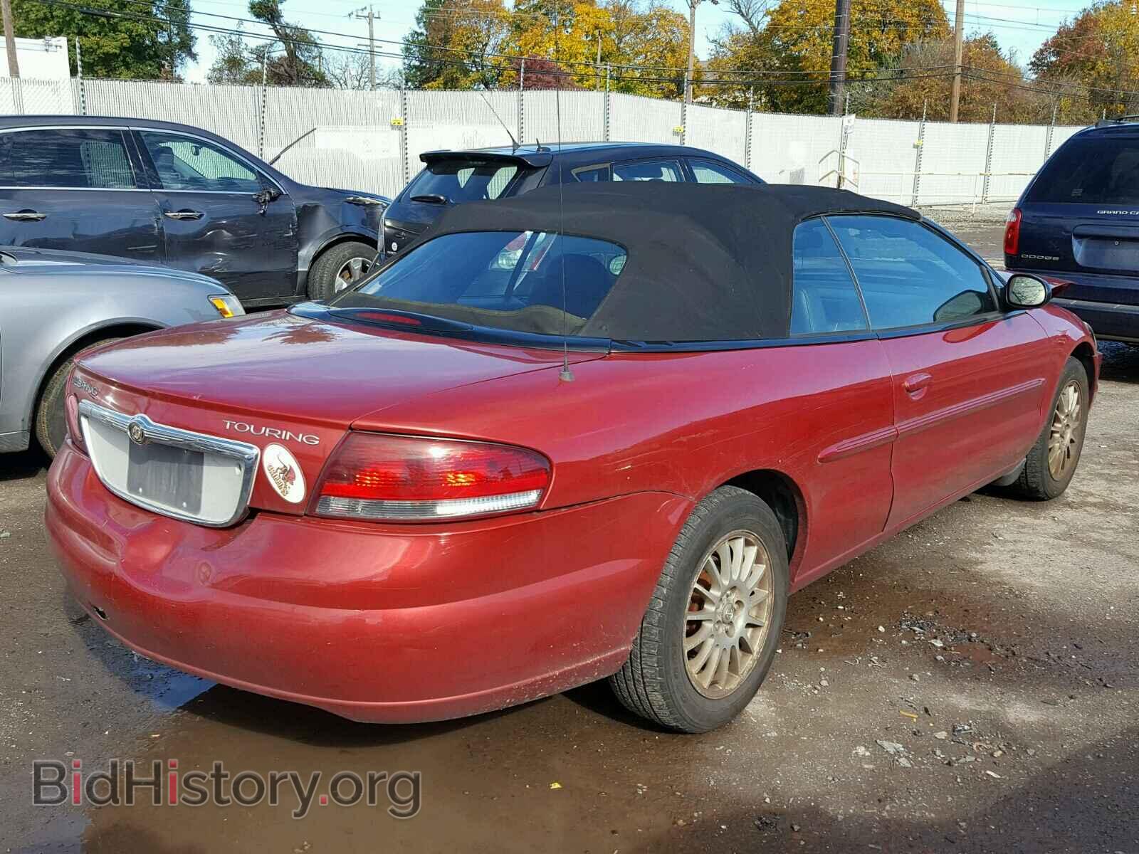 2005 CHRYSLER SEBRING - VIN: 1C3EL55R45N631141 - Фото 4