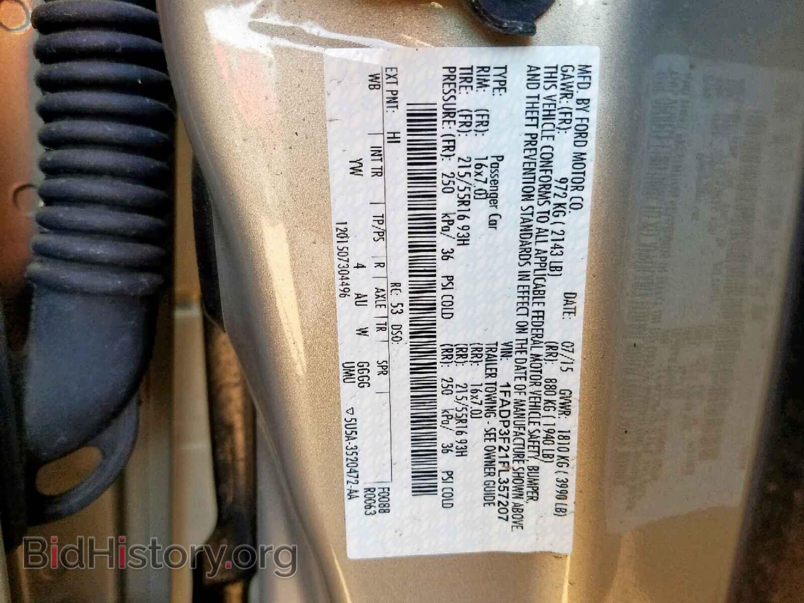 2015 FORD FOCUS SE - VIN: 1FADP3F21FL357207 - Фото 10