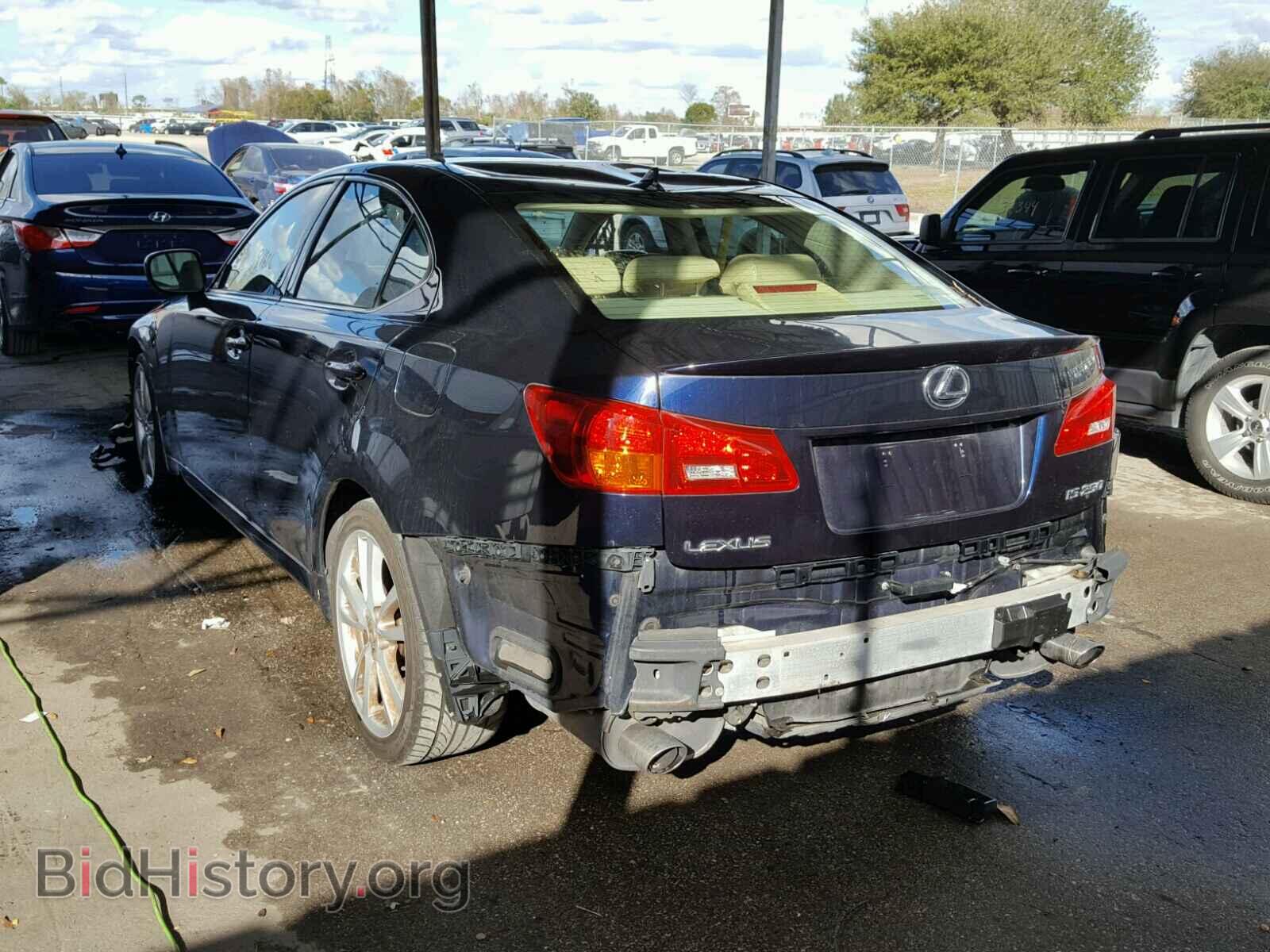 2007 LEXUS IS250 - VIN: JTHBK262875037851 - Фото 3
