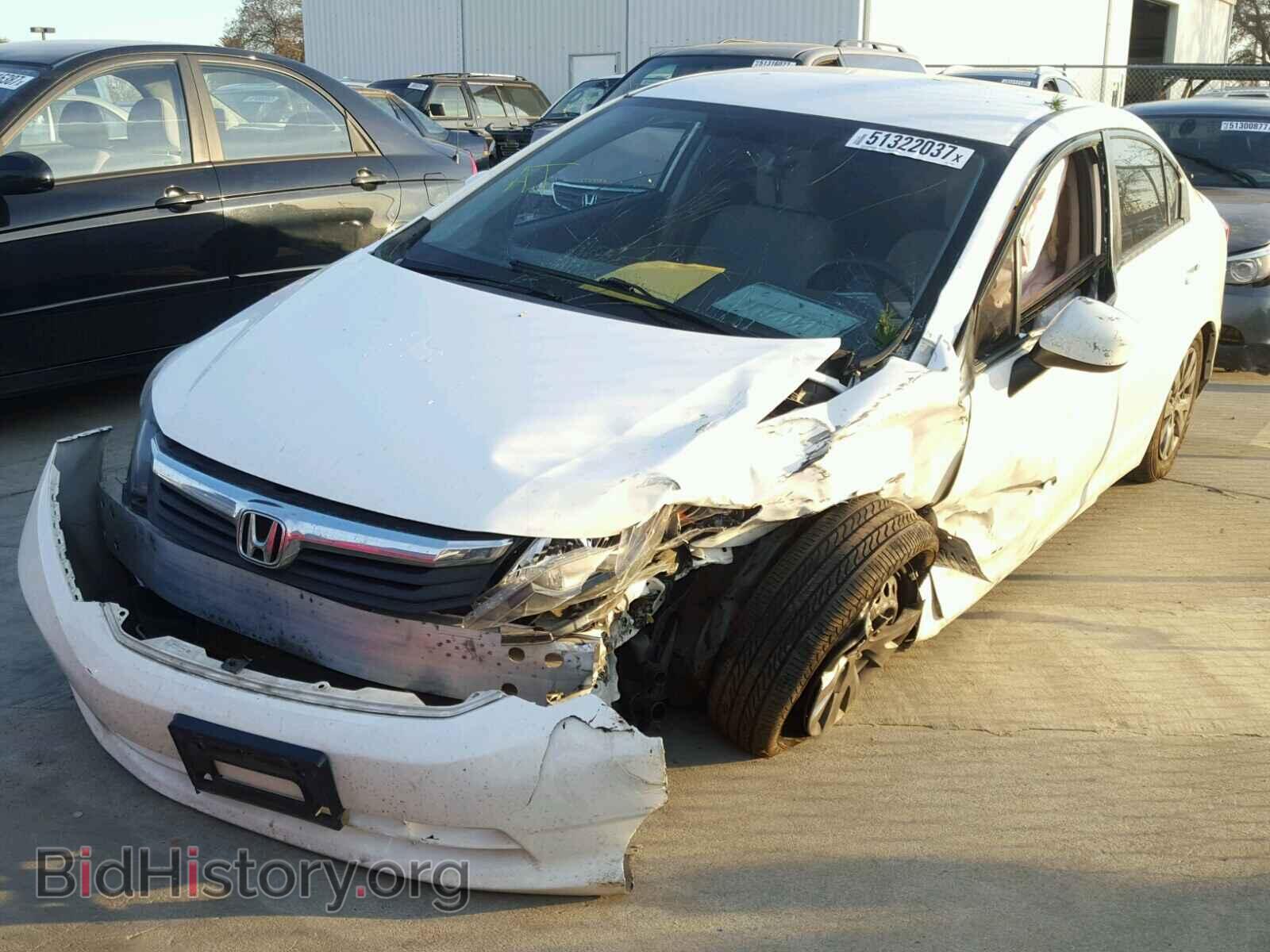 2012 HONDA CIVIC - VIN: 19XFB2F51CE037833 - Фото 2