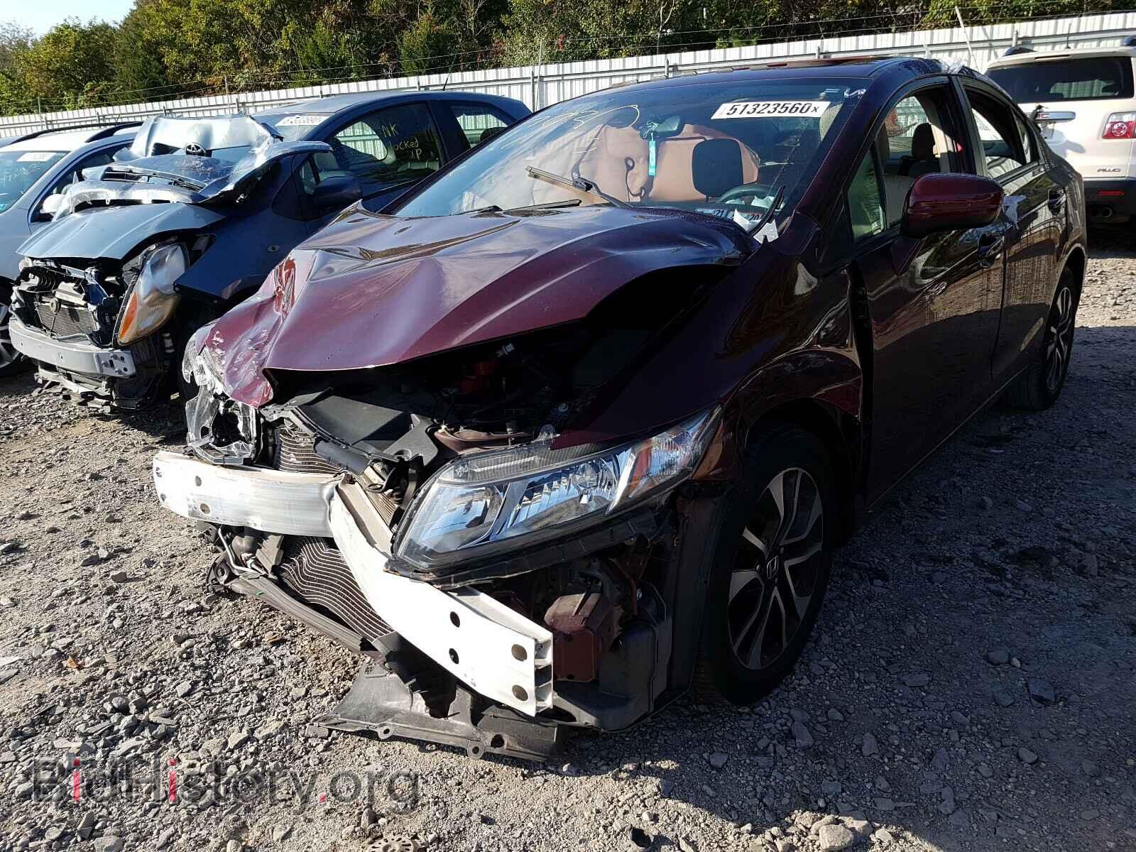 2015 HONDA CIVIC - VIN: 19XFB2F8XFE240167 - Фото 2