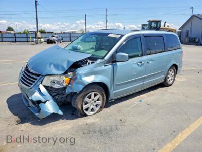 2008 Chrysler MINIVAN Touring, blue — VIN 2A8HR54P68R107724, Copart