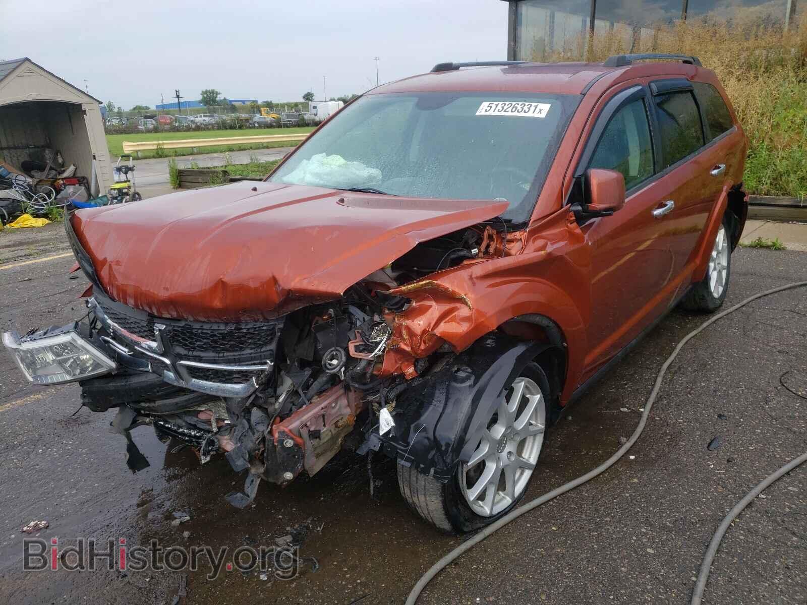 2014 DODGE JOURNEY - VIN: 3C4PDDDG5ET152223 - Фото 2