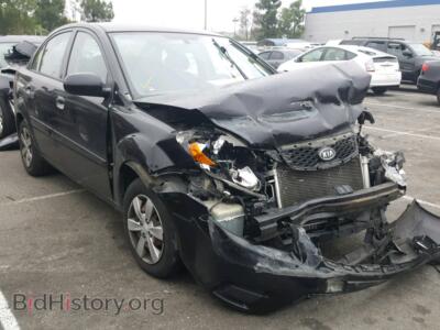 2011 Kia RIO BASE, черный — VIN KNADH4A30B6932853, Copart