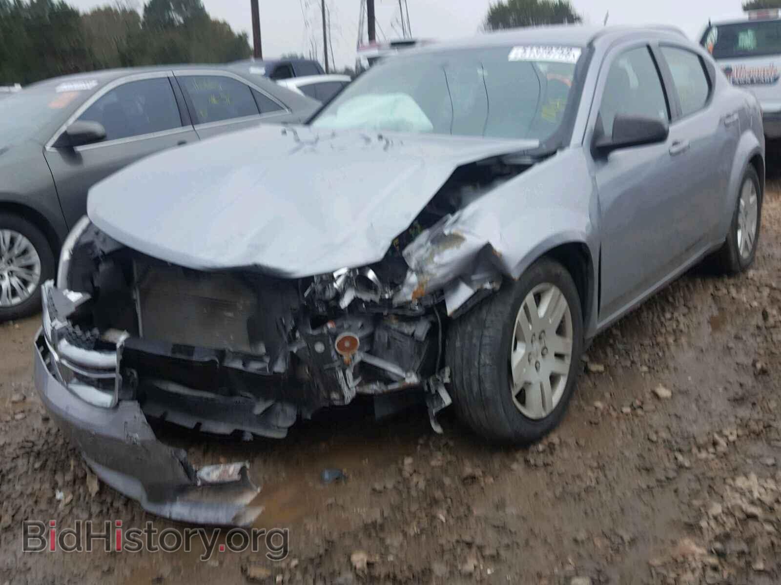 2014 DODGE AVENGER - VIN: 1C3CDZAB3EN125871 - Фото 2