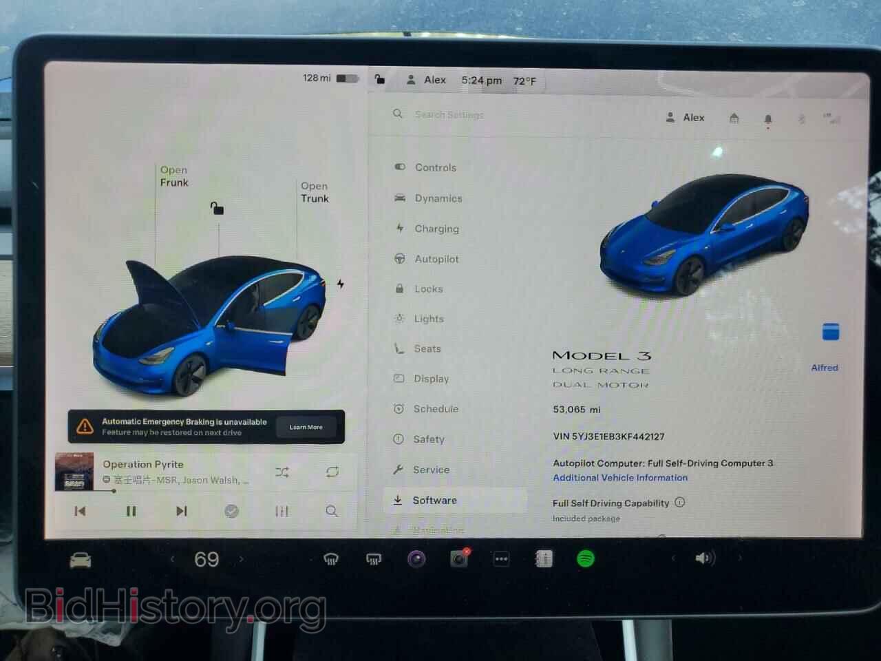 2019 TESLA MODEL 3 - VIN: 5YJ3E1EB3KF442127 - Photo 9