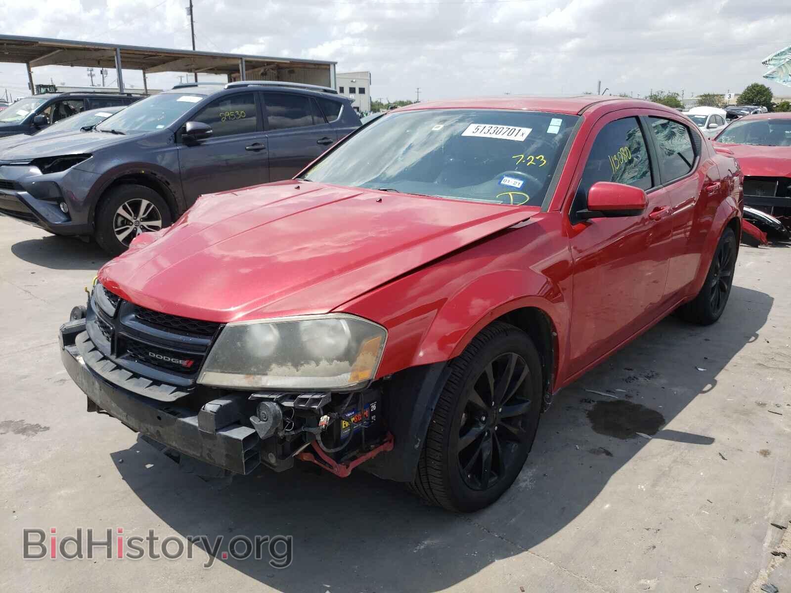 2013 DODGE AVENGER - VIN: 1C3CDZCB7DN632087 - Фото 2