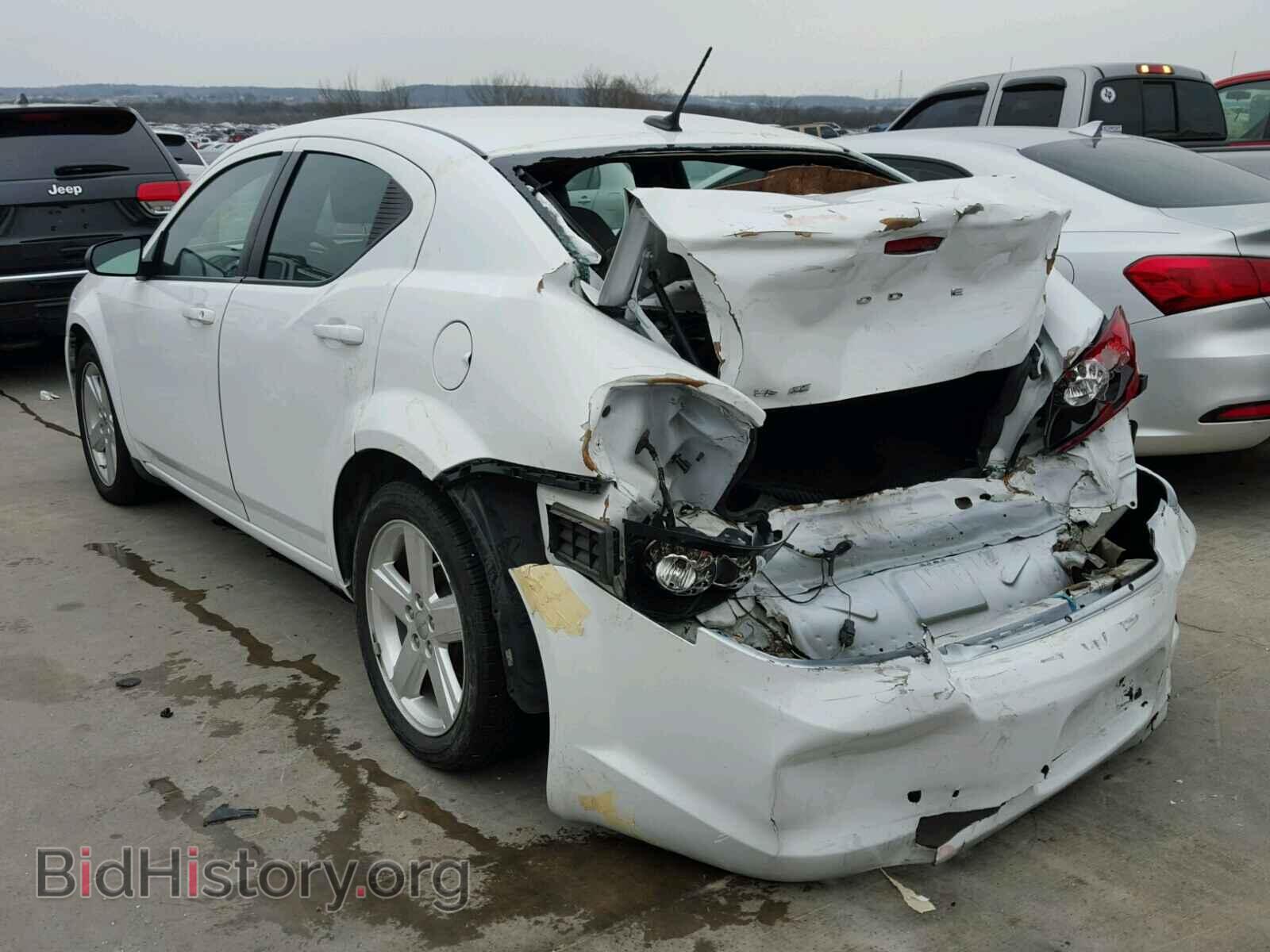 2013 DODGE AVENGER - VIN: 1C3CDZAB4DN516722 - Фото 3