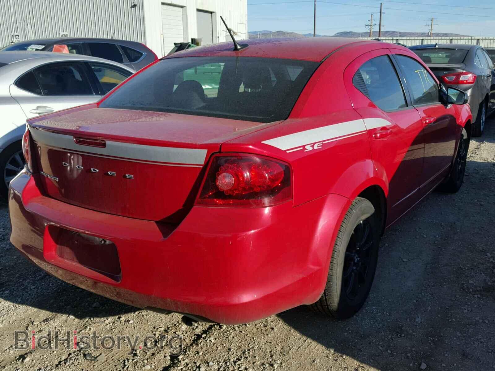 2013 DODGE AVENGER - VIN: 1C3CDZAB2DN606970 - Фото 4