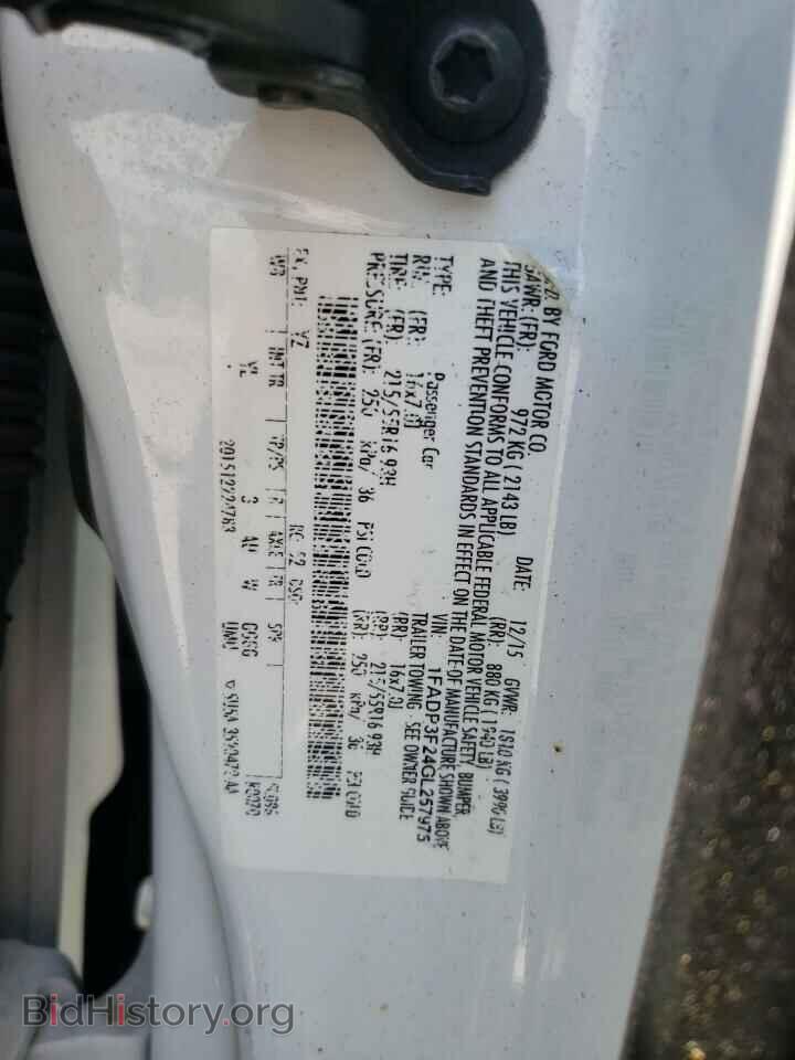 2016 FORD FOCUS - VIN: 1FADP3F24GL257975 - Фото 10
