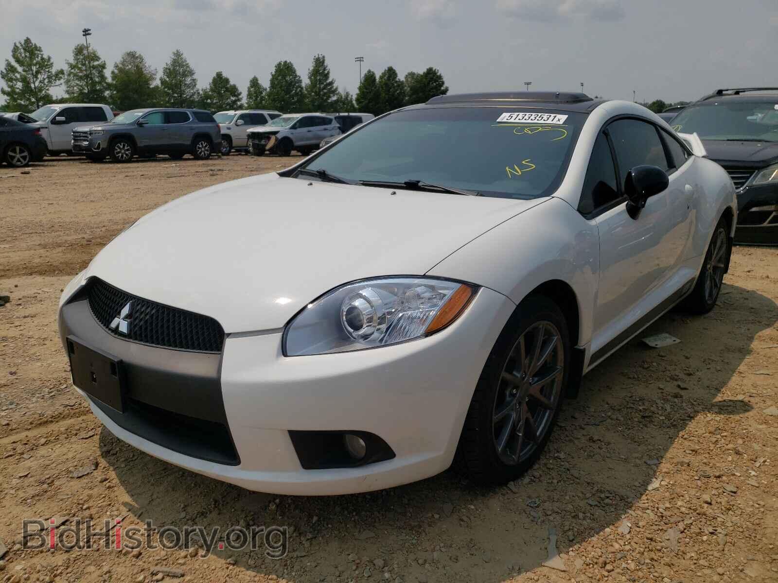 2012 MITSUBISHI ECLIPSE - VIN: 4A31K5DF0CE008372 - Фото 2