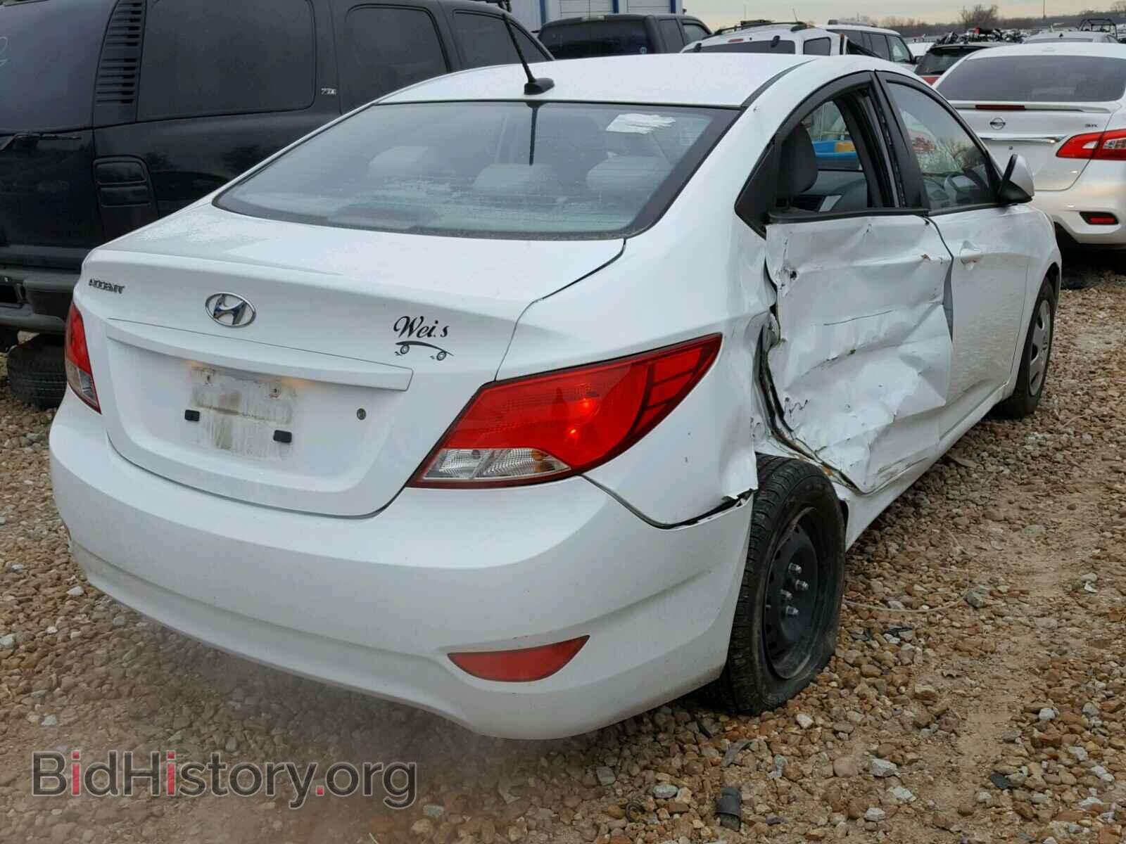 2016 HYUNDAI ACCENT - VIN: KMHCT4AE7GU061804 - Фото 4