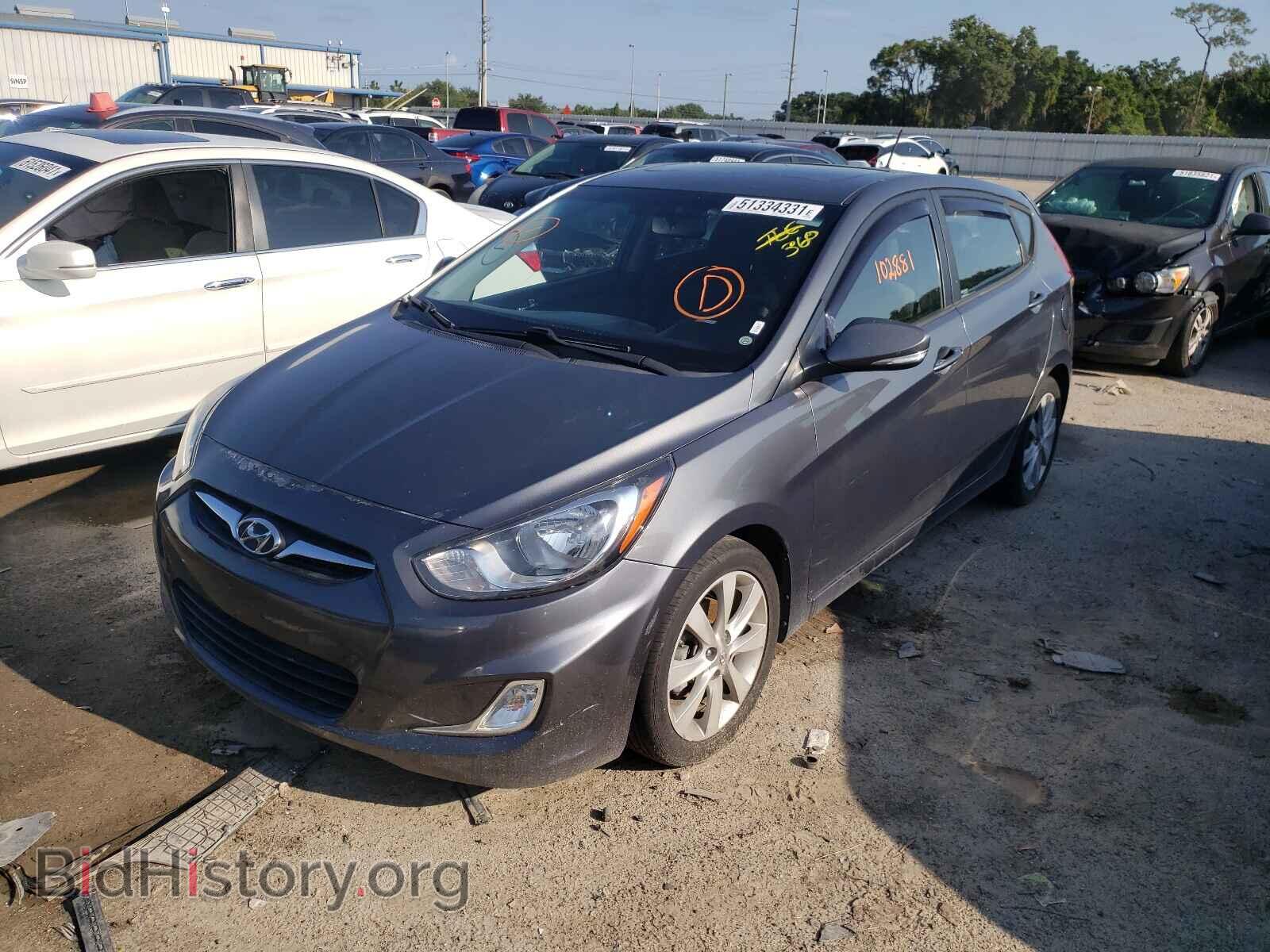 2013 HYUNDAI ACCENT - VIN: KMHCU5AE2DU066519 - Фото 2