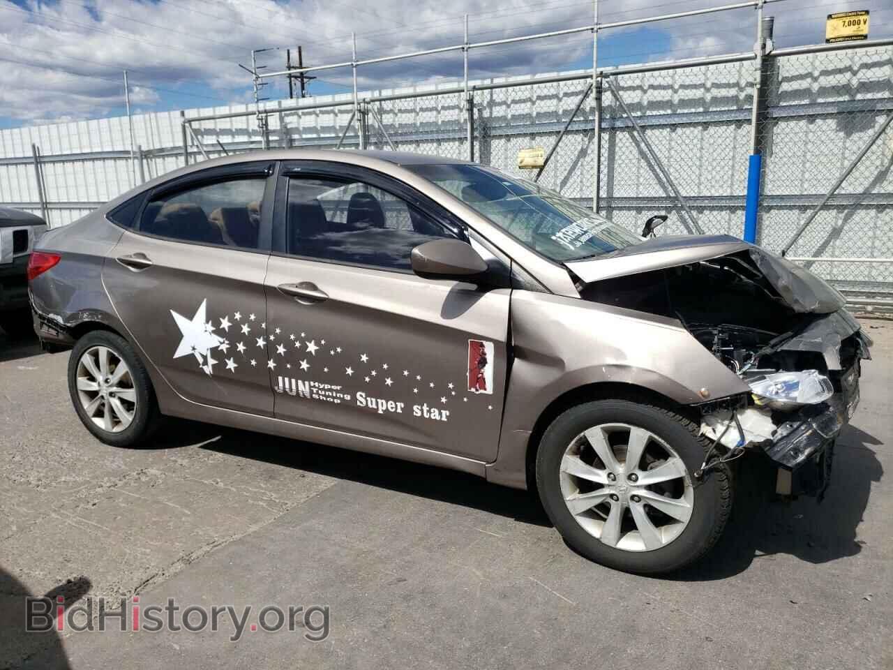 2012 HYUNDAI ACCENT - VIN: KMHCU4AE8CU210096 - Фото 4
