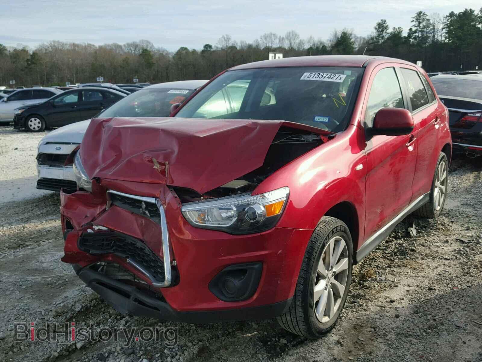 2014 MITSUBISHI OUTLANDER - VIN: 4A4AP3AU9EE029325 - Фото 2