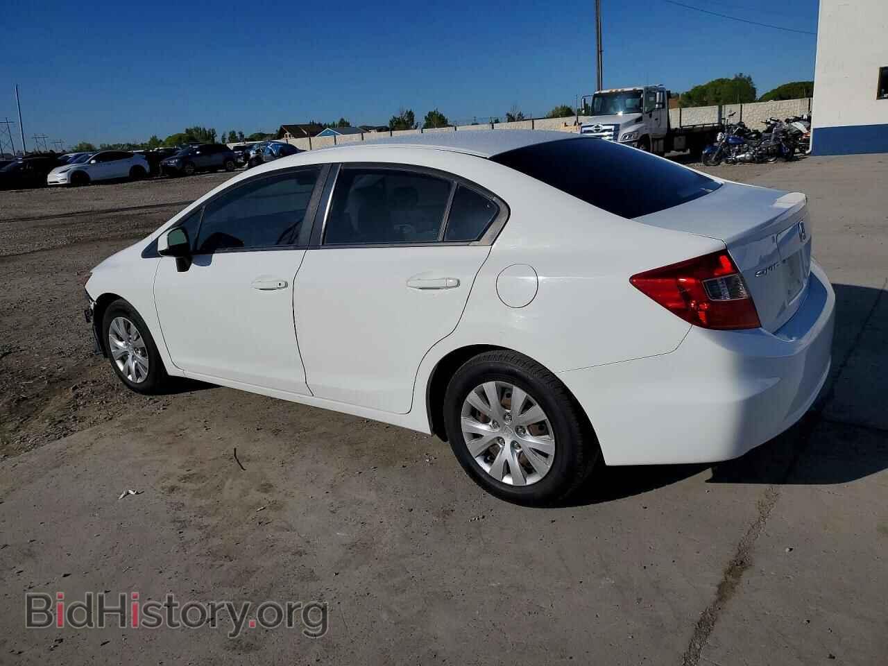 2012 HONDA CIVIC - VIN: 2HGFB2F51CH570531 - Фото 2