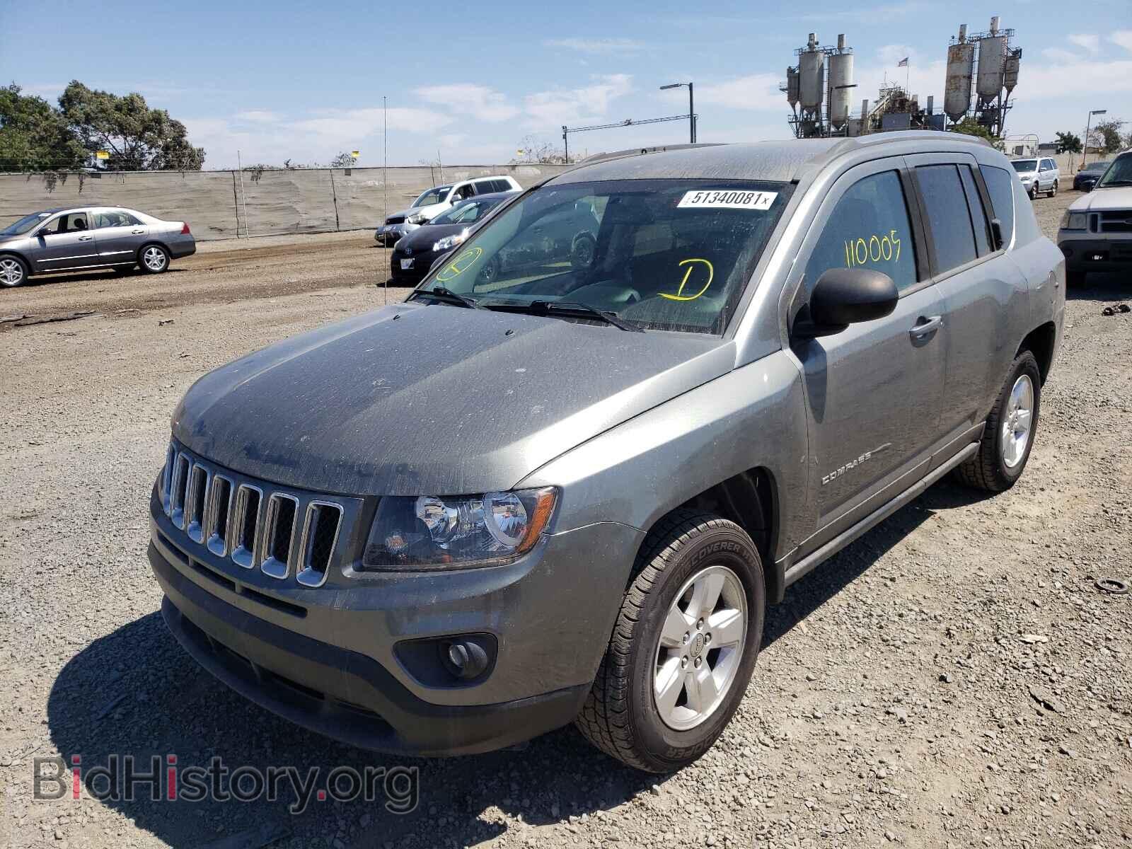 2014 JEEP COMPASS - VIN: 1C4NJCBA1ED595225 - Фото 2