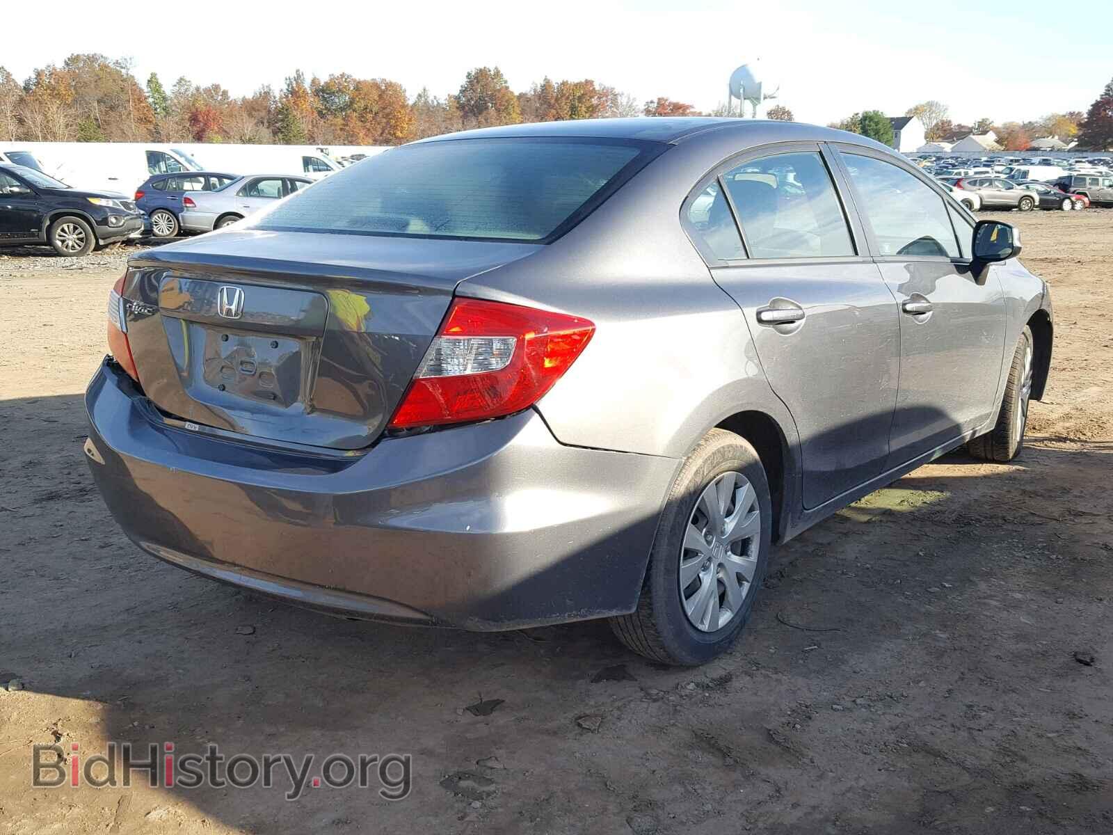 2012 HONDA CIVIC LX - VIN: 2HGFB2F54CH301374 - Фото 4