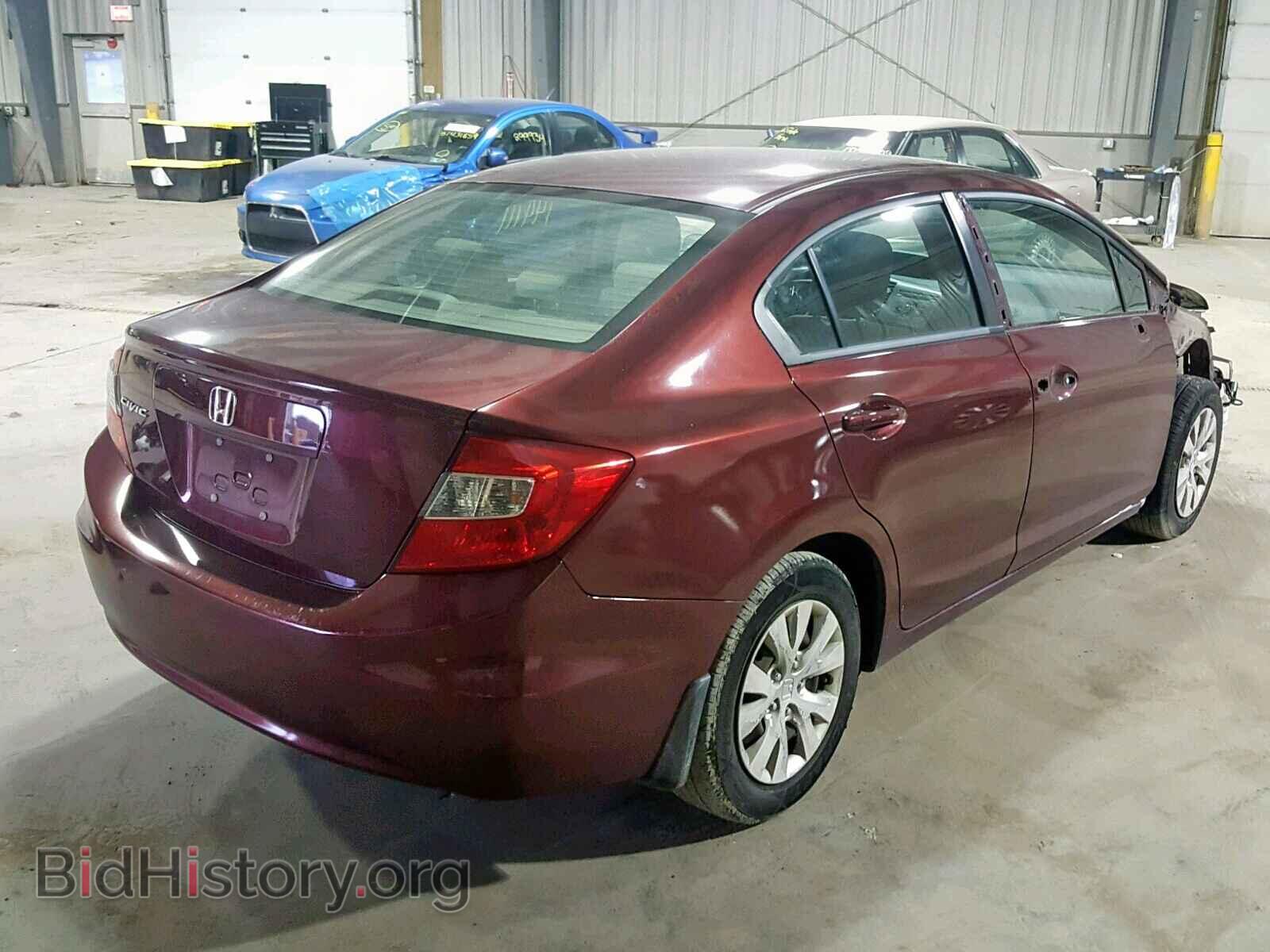 2012 HONDA CIVIC LX - VIN: 2HGFB2F5XCH538306 - Фото 4