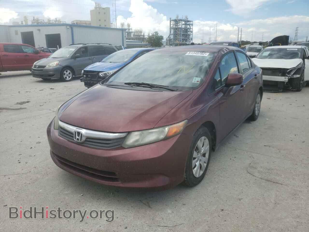 2012 HONDA CIVIC - VIN: 2HGFB2F50CH571461 - Фото 2