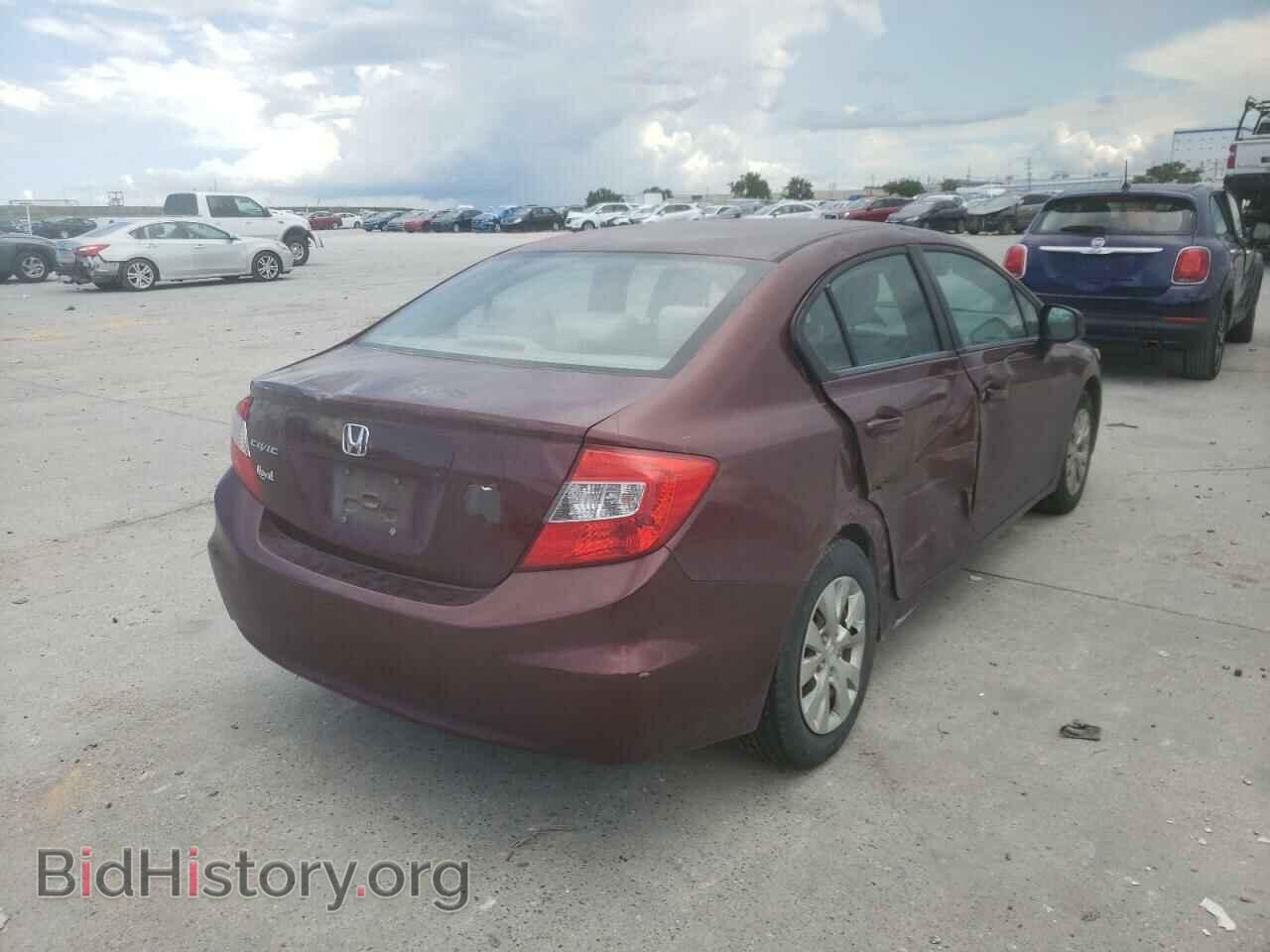 2012 HONDA CIVIC - VIN: 2HGFB2F50CH571461 - Фото 4