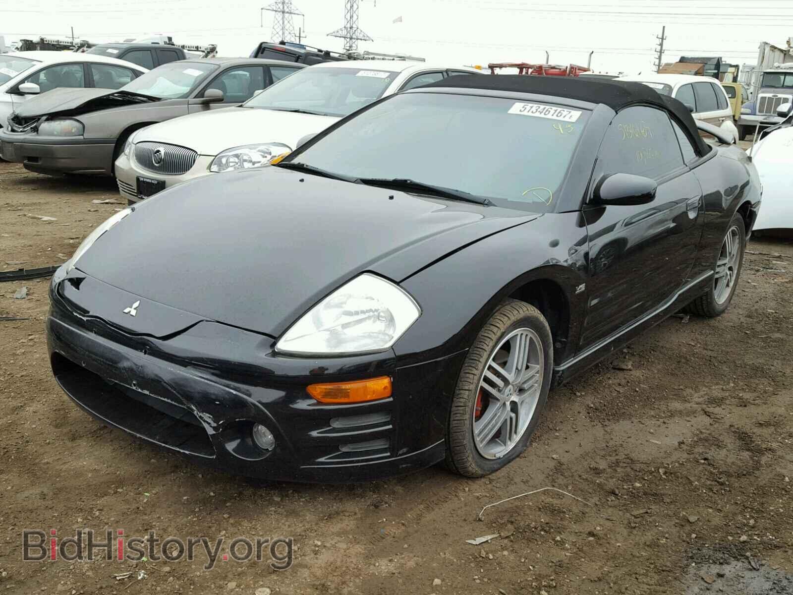2003 MITSUBISHI ECLIPSE - VIN: 4A3AE75H53E034257 - Фото 2
