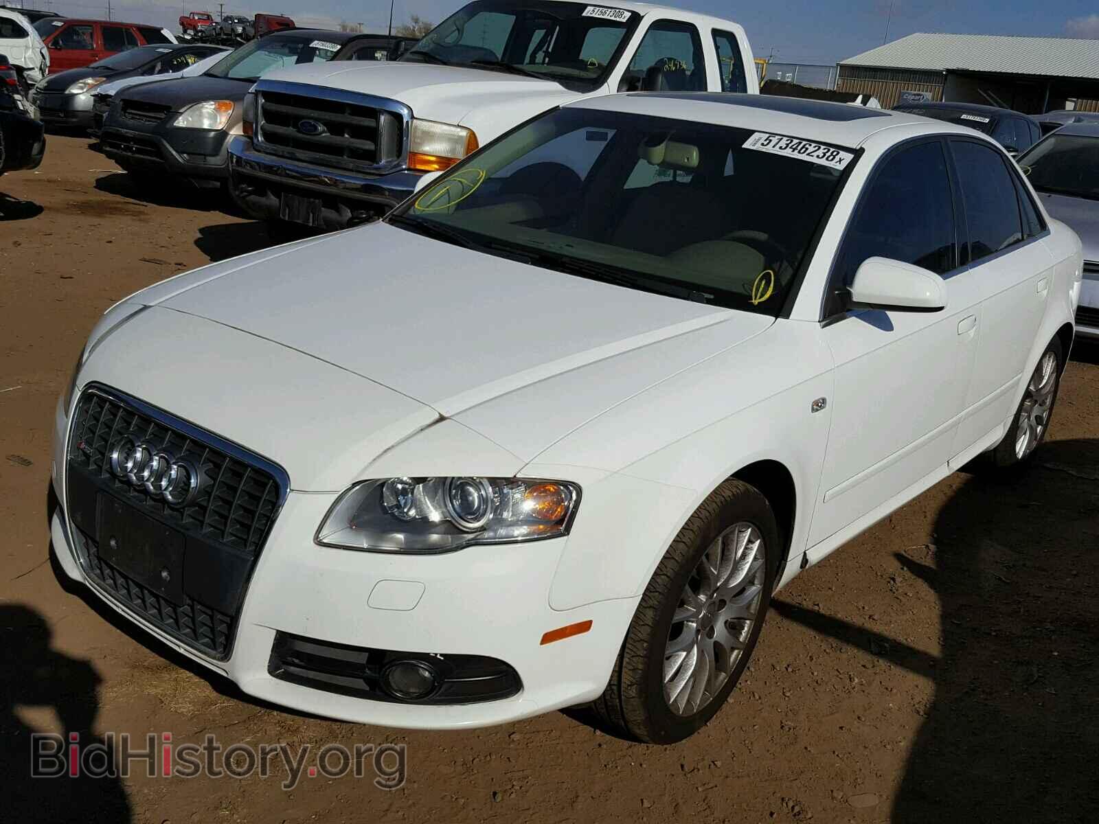 2008 AUDI A4 - VIN: WAUDF78E38A054453 - Фото 2