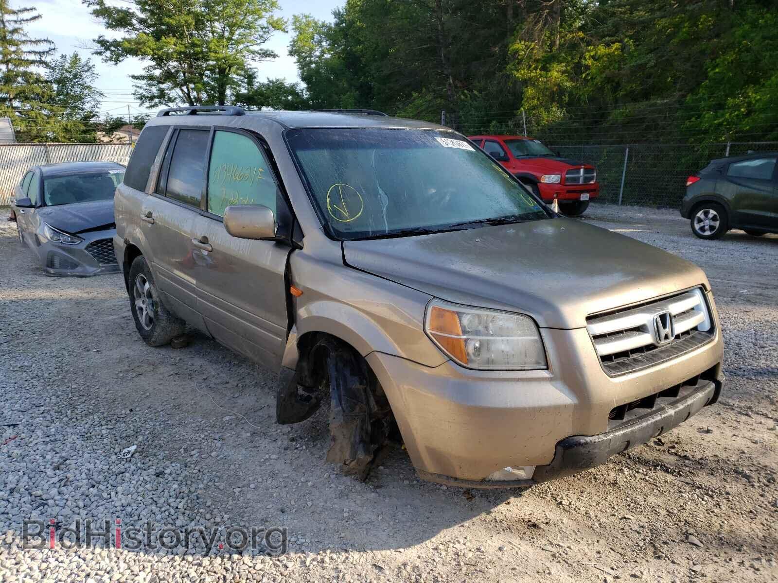 Photo 5FNYF18438B032291 - HONDA PILOT 2008