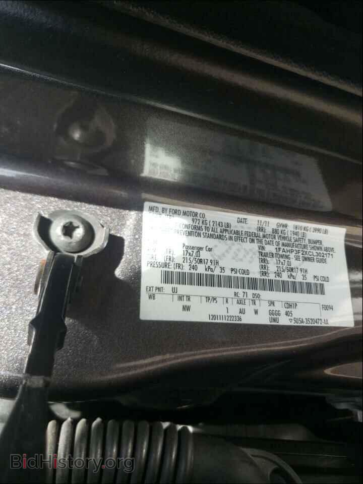 2012 FORD FOCUS - VIN: 1FAHP3F2XCL302171 - Photo 10