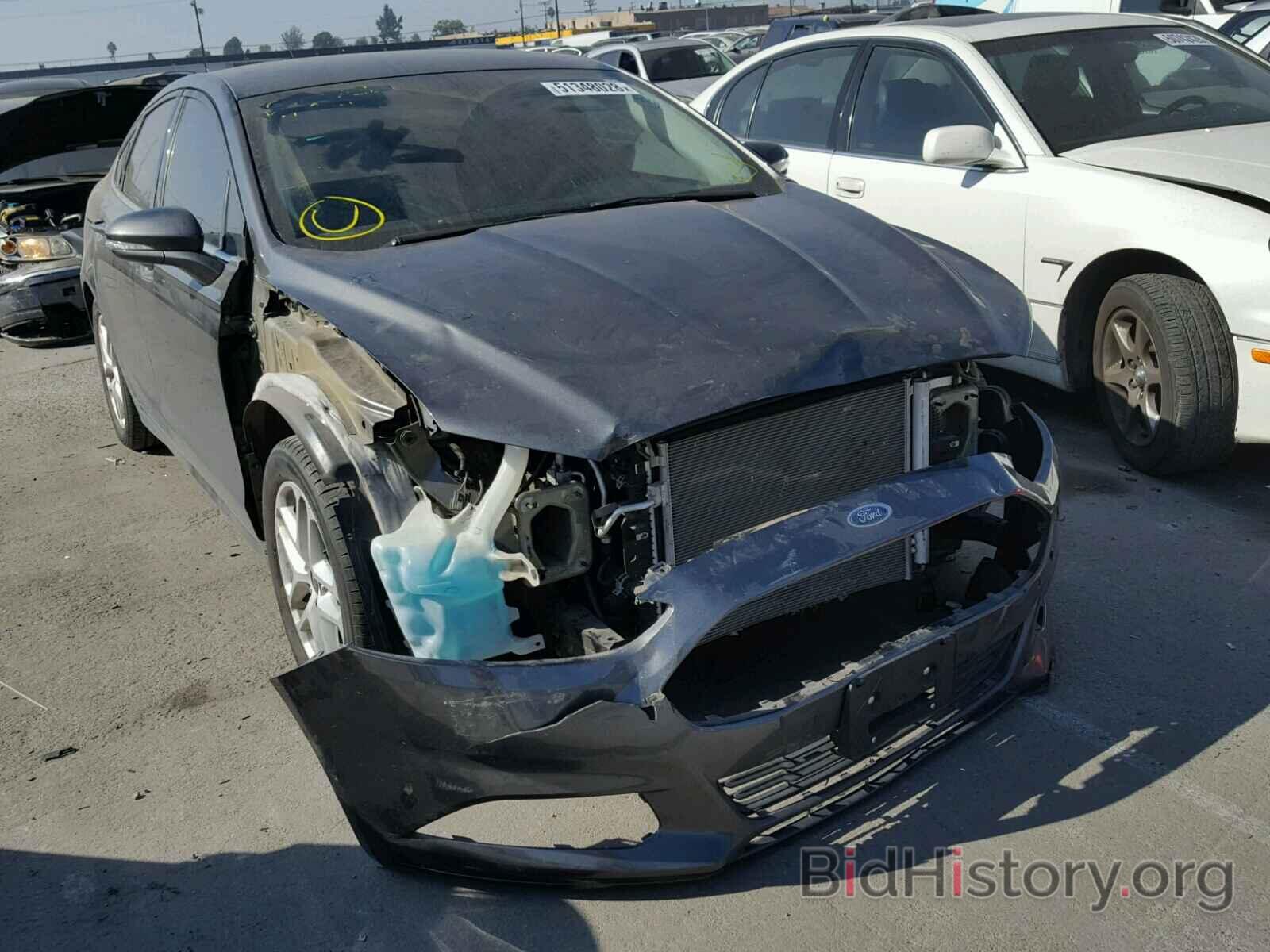 Photo 3FA6P0H71GR194318 - FORD FUSION SE 2016