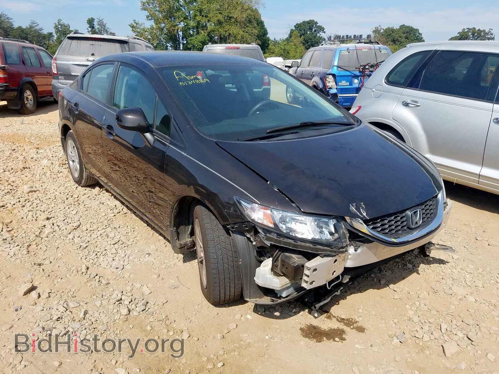 Фотография 19XFB2F50DE015405 - HONDA CIVIC LX 2013
