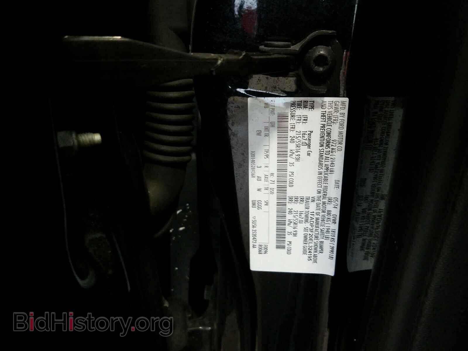 2014 FORD FOCUS - VIN: 1FADP3F20EL324195 - Photo 10