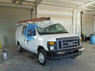 2008 Ford ECONOLINE, белый — VIN 1FTNE14W98DB24509, Copart