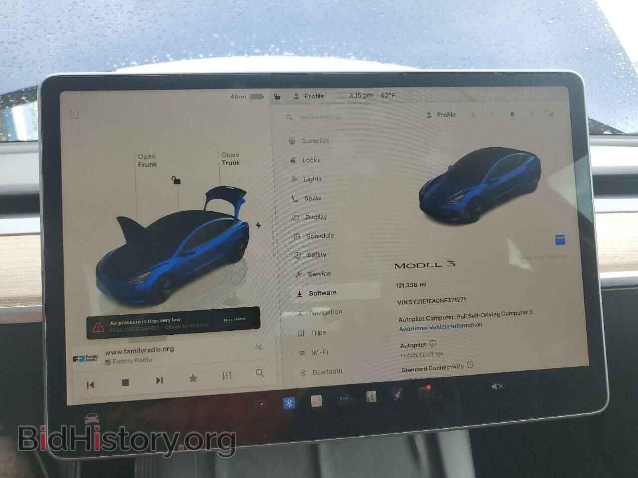 2022 TESLA MODEL 3 - VIN: 5YJ3E1EA0NF371271 - Фото 9