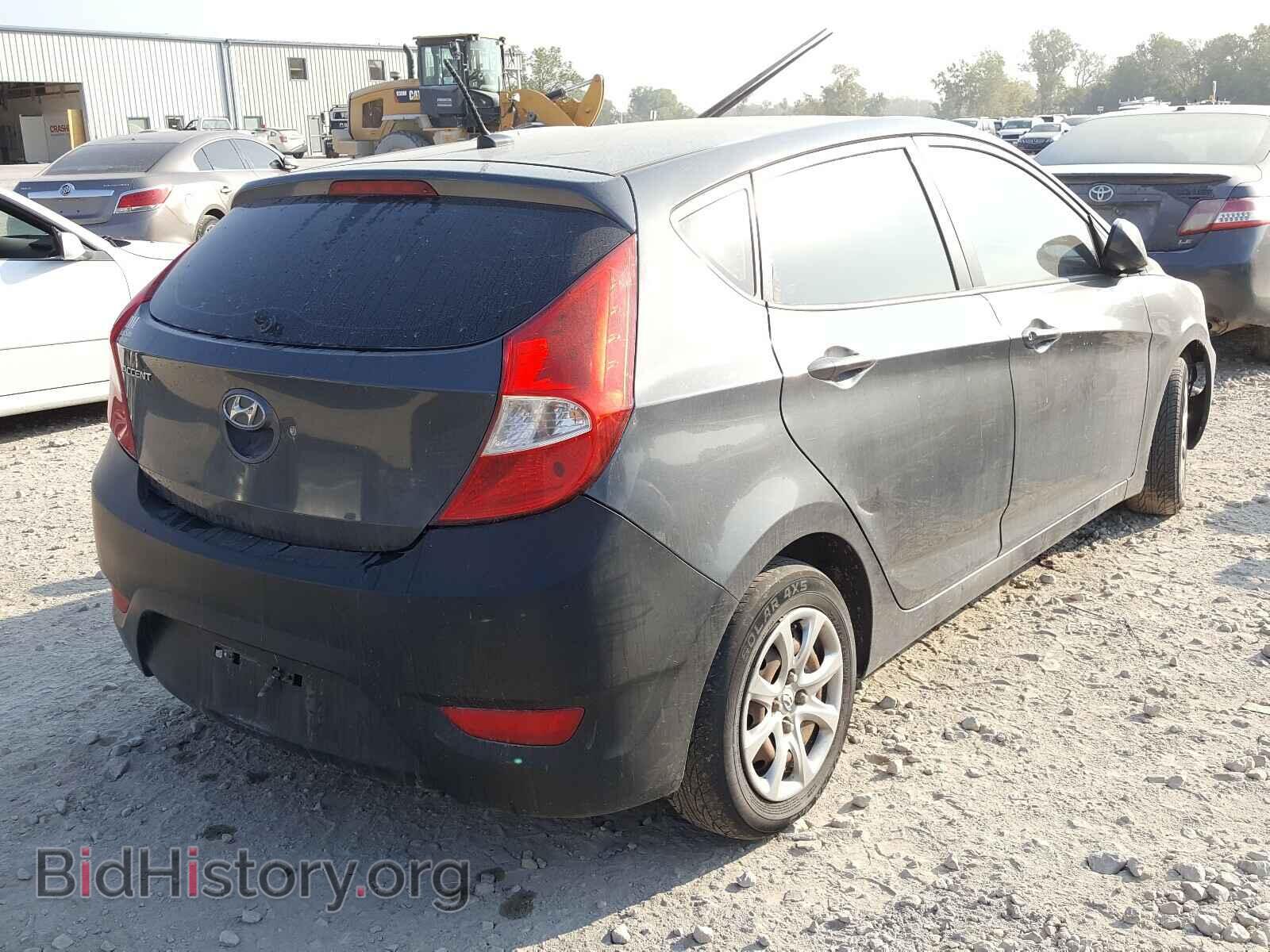 2012 HYUNDAI ACCENT - VIN: KMHCT5AEXCU048142 - Photo 4