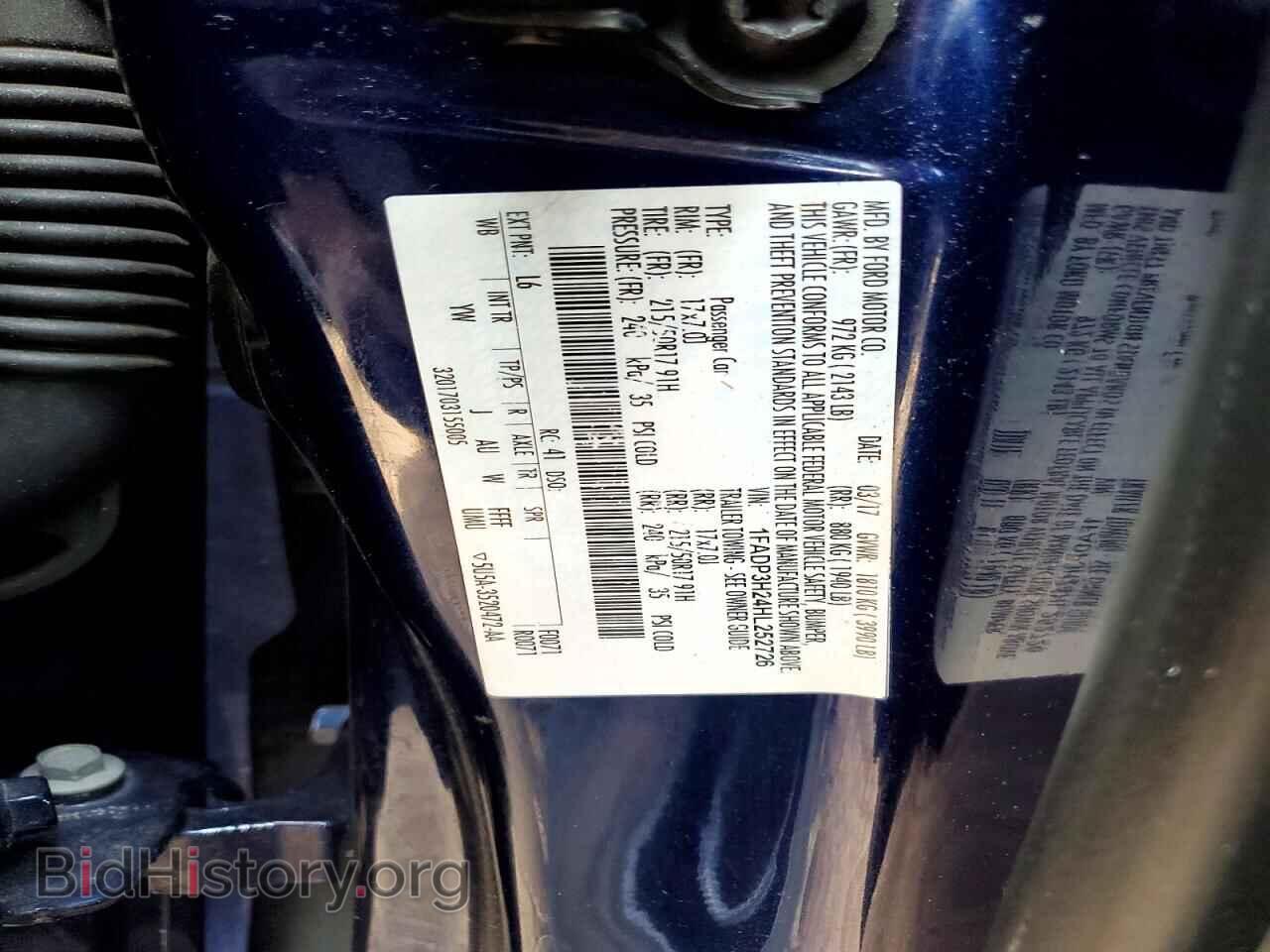 2017 FORD FOCUS - VIN: 1FADP3H24HL252726 - Photo 12