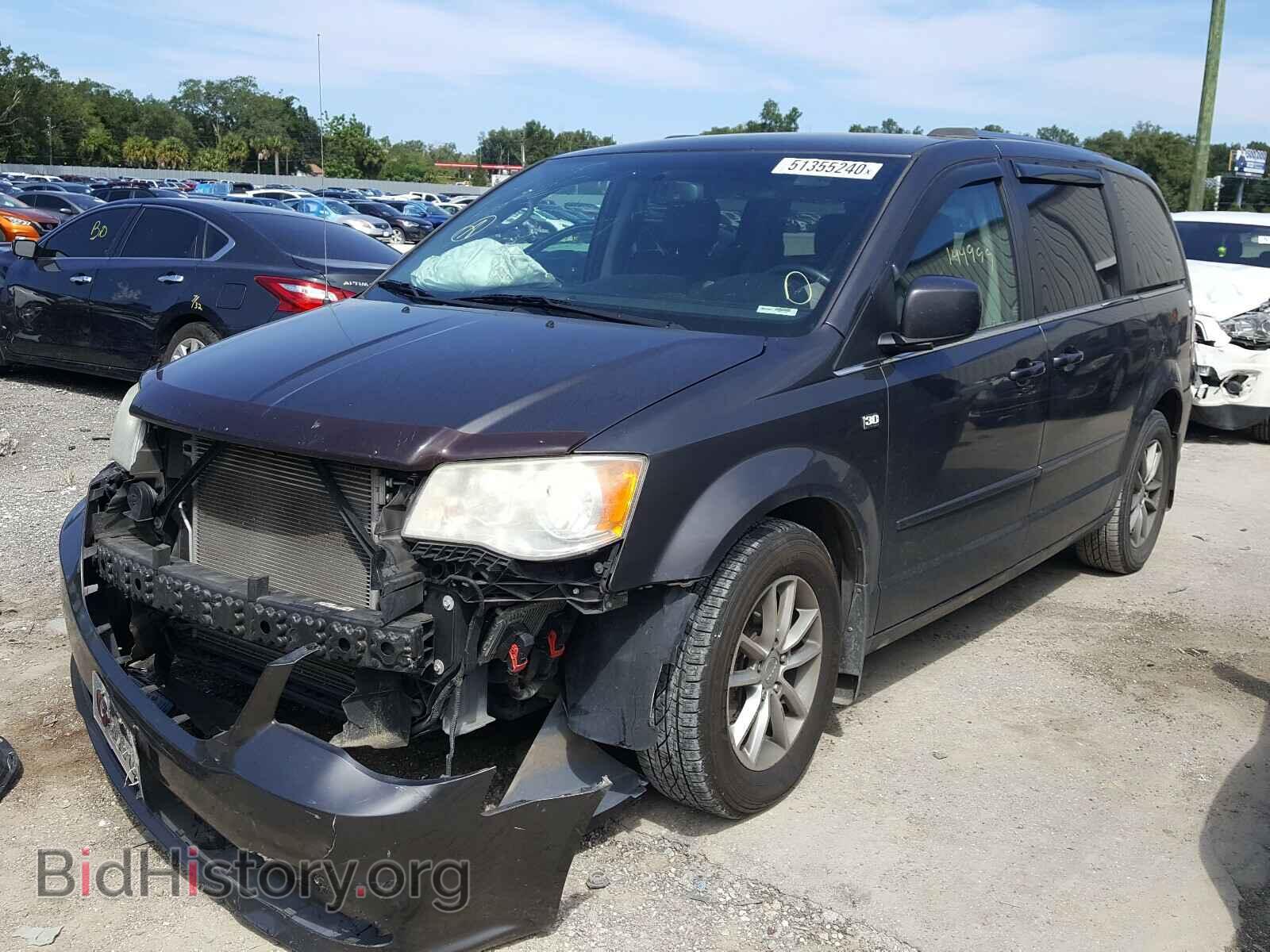 2014 DODGE CARAVAN - VIN: 2C4RDGCG7ER462825 - Фото 2