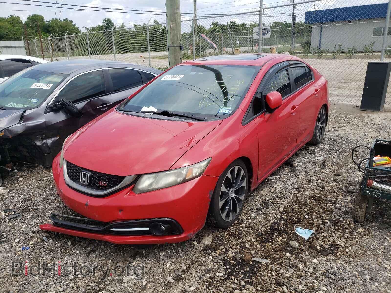 2013 HONDA CIVIC - VIN: 2HGFB6E51DH701645 - Фото 2
