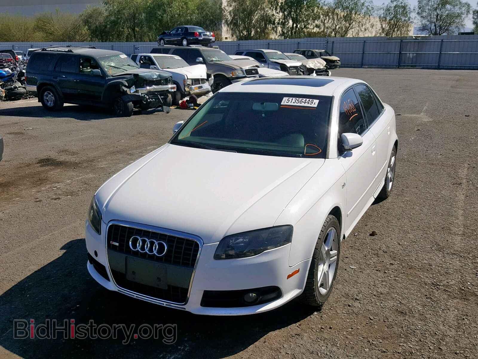 2008 AUDI A4 - VIN: WAUDF78E88A024204 - Фото 2