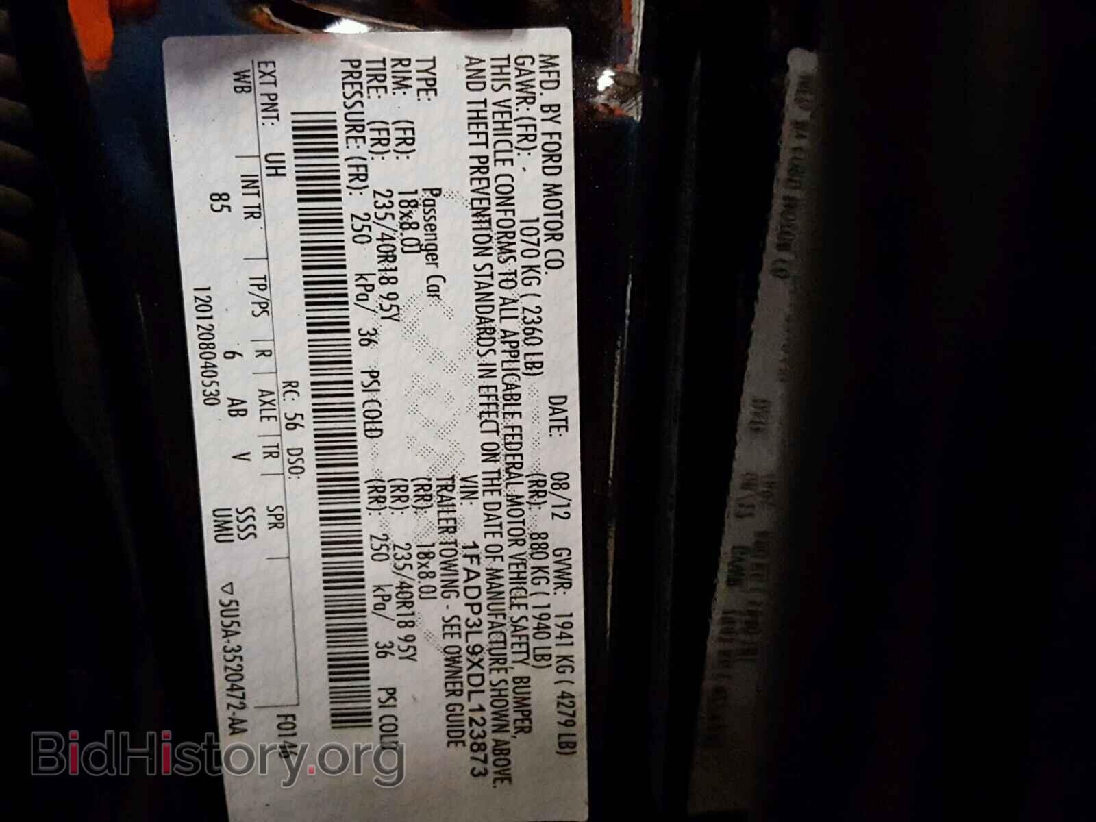 2013 FORD FOCUS - VIN: 1FADP3L9XDL123873 - Photo 10