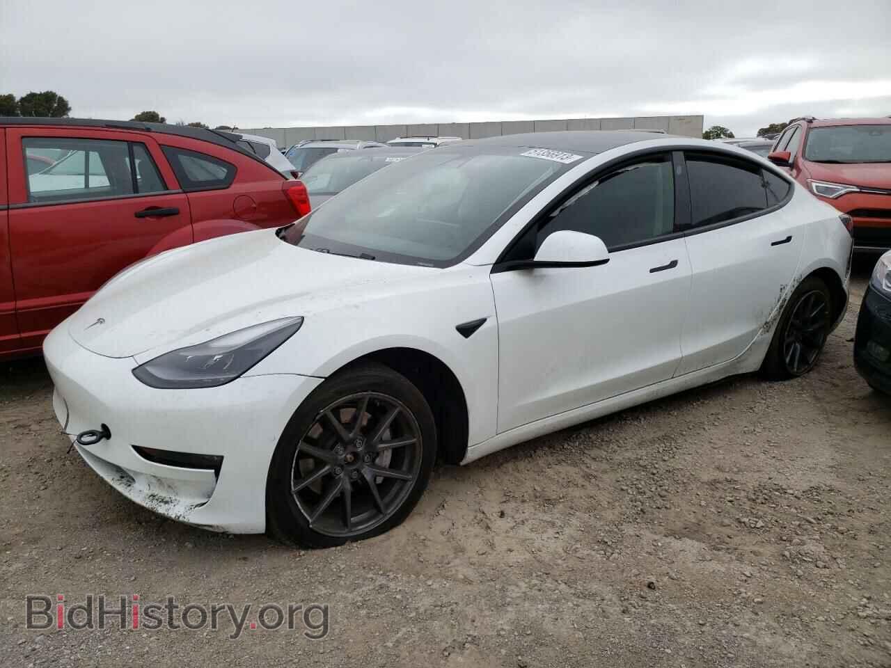 Photo 5YJ3E1EB4MF979348 - TESLA MODEL 3 2021
