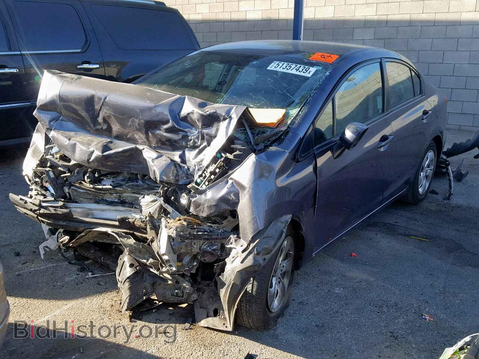 2014 HONDA CIVIC LX - VIN: 19XFB2F52EE241981 - Фото 2
