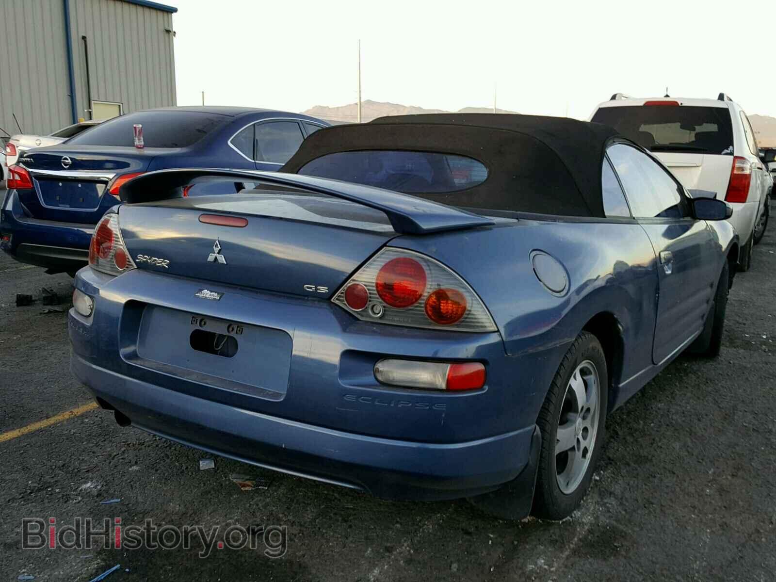 2003 MITSUBISHI ECLIPSE - VIN: 4A3AE45G03E040747 - Фото 4