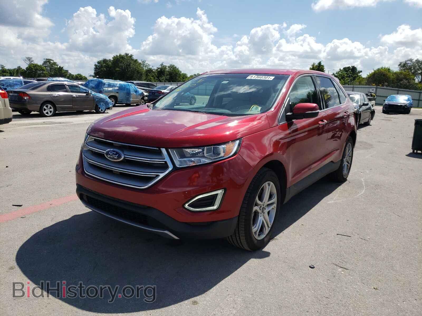2015 FORD EDGE - VIN: 2FMTK3K87FBB58897 - Фото 2